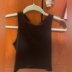 Express Body Contour High Neck Cropped Tank